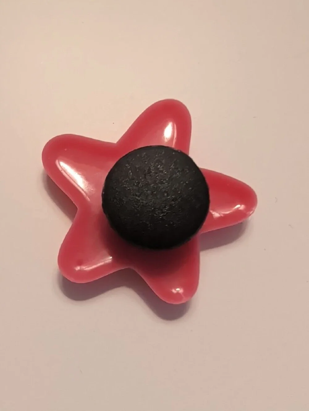 Red Starfish Shoe Charm